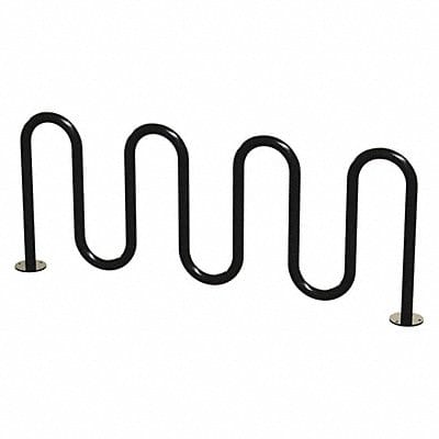 Bike Rack Blk (9) Bikes 36 in H 3 in W