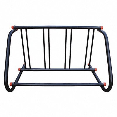 Bike Rack Black 49-5/8 in L 4-Bike