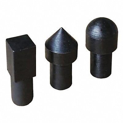 Punch Set 3pcs Round Point Square