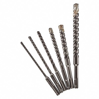 Hammer Drill Bit Set 6 Pieces SDS Plus