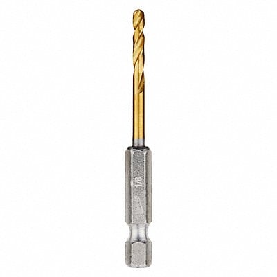 Hex Shank Drill 1/8 HSS PK2