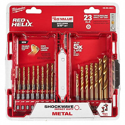 Hex Shank Drill Set 23pc HSS