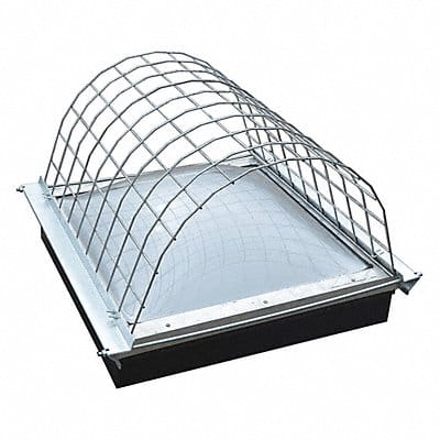 Domed Skylight Guard Gray 440 lb