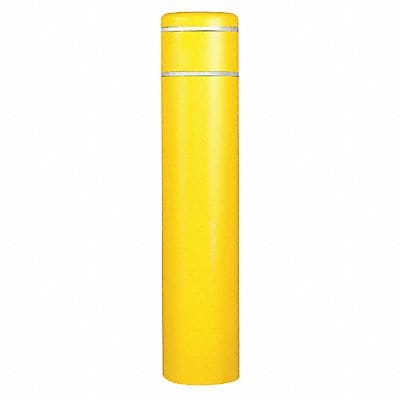 Bollard Cover Yellow 13 2/5 in Dia