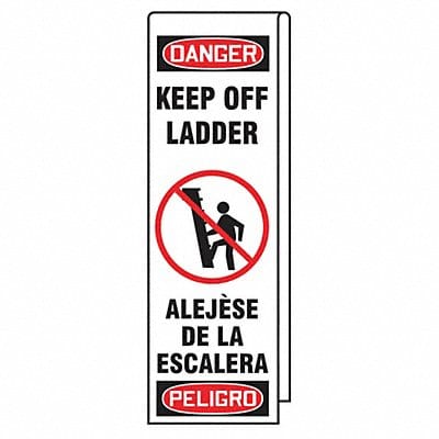 Ladder Shield Wrap Danger Keep Off