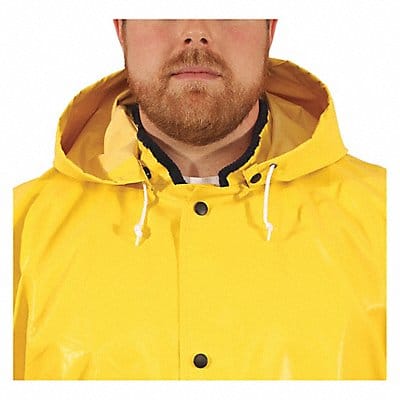 FR Rain Hood L Yellow Neoprene ASTMD6413