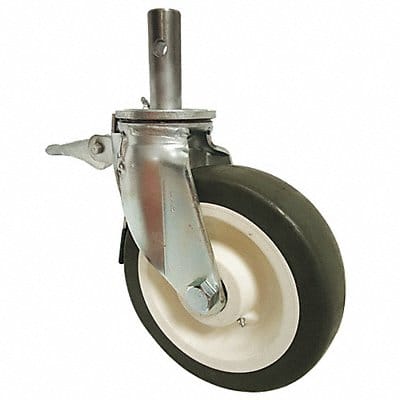 Total-Lock Bolt-In Round Stem Caster