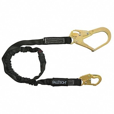 Shock-Absorbing Lanyard Black