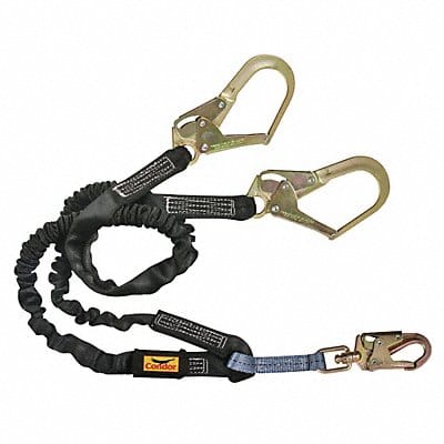 Shock-Absorbing Lanyard Black