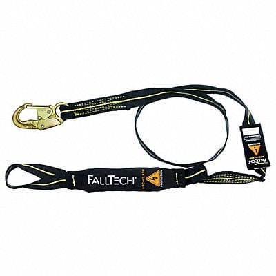 Shock-Absorbing Lanyard Black