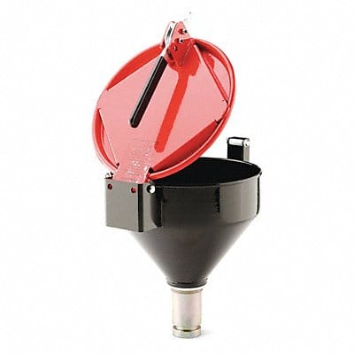 K7664 Drum Funnel Red Steel NPT