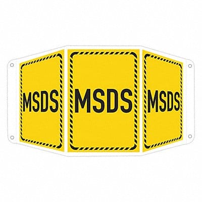 Safety Sign 10 inx17 1/2 in Aluminum