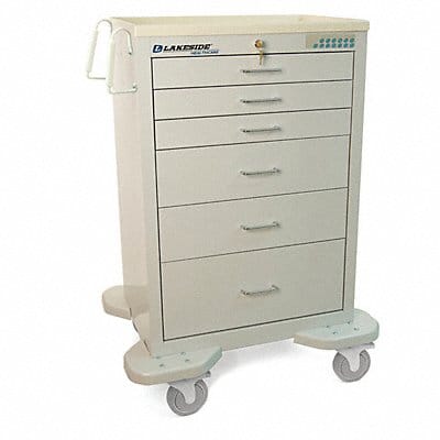 Medical Cart Gray Cabinet