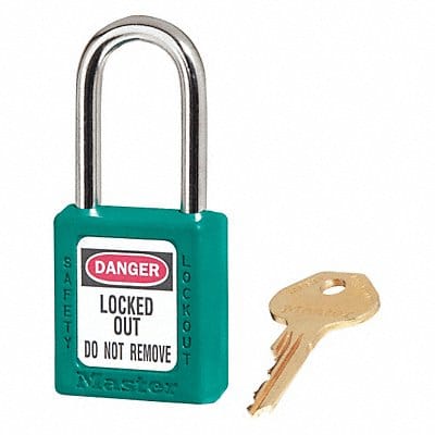 D1944 Lockout Padlock KA Teal 1-3/4 H