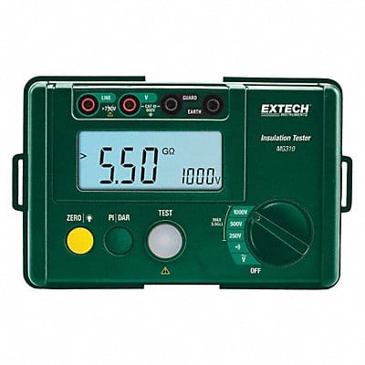 Megohmmeter 250/500/1000V DC LCD Case