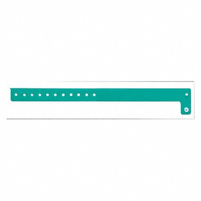 ID Wristband Vinyl L-Shaped Teal PK500