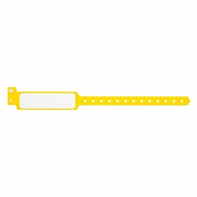 ID Wristband Plastic Wide Yellow PK500