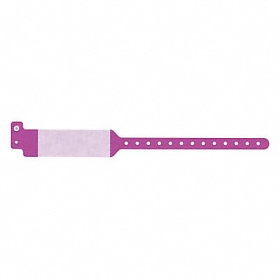 ID Wristband Cover Seal Purple PK500