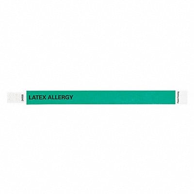 ID Wristband Tyvek Latex Allergy PK500