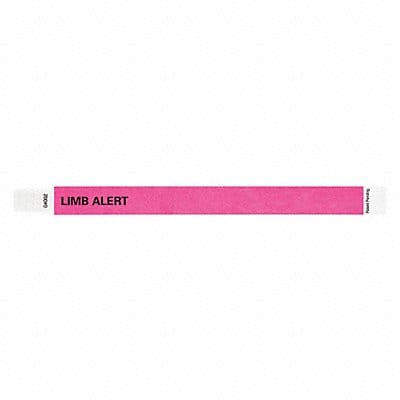 ID Wristband Tyvek Limb Alert PK500