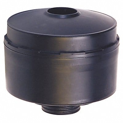 Gas Mask Canister Black Threaded PK6