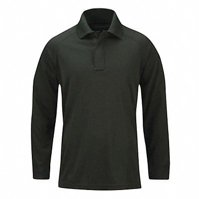 Long Sleeve Polo 3XL Dark Green