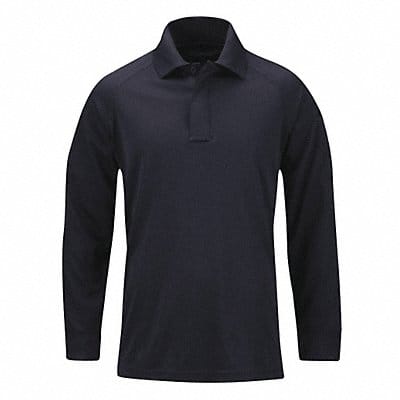 Long Sleeve Polo M LAPD Navy