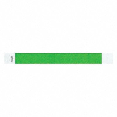 ID Wristband Adhesive Light Green PK500