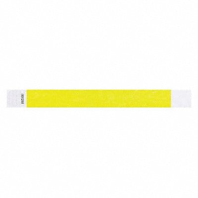 ID Wristband Adhesive Yellow 1in W PK500