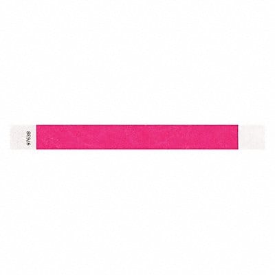 ID Wristband Adhesive Pink 1 in W PK500