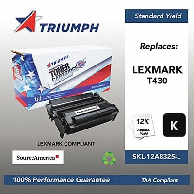 Toner Cartridge Black 12 000 LexmarkT430