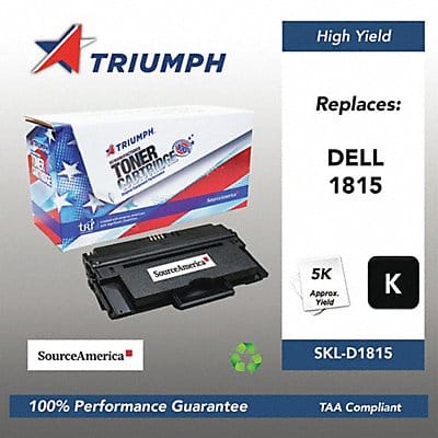 Toner Cartridge Black 5000 Pag Dell 1815