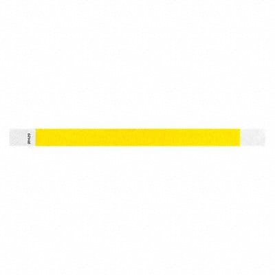 ID Wristband Adhesive Yellow PK500