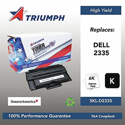 Toner Cartridge Black 6000 Pag Dell 2335