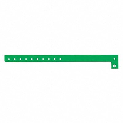 ID Wristband L-Shaped Green 5/8inW PK500