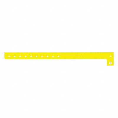 ID Wristband Yellow 5/8 in W PK500