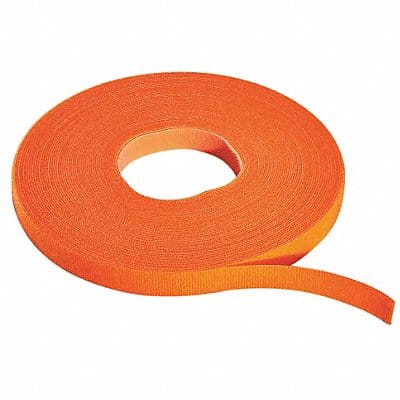 Hook-and-Loop Tie Roll 75 ft Orange