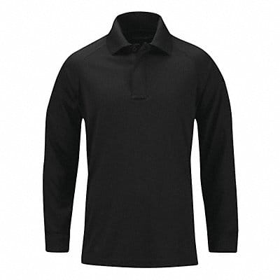 Performance Long Sleeve Polo M Black