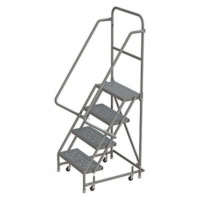 Rolling Ladder Steel 4 Step 450 lb.