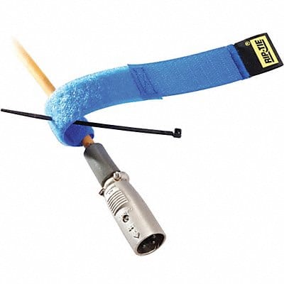 Hook-and-Loop Cable Tie 6 in Rainbw PK10