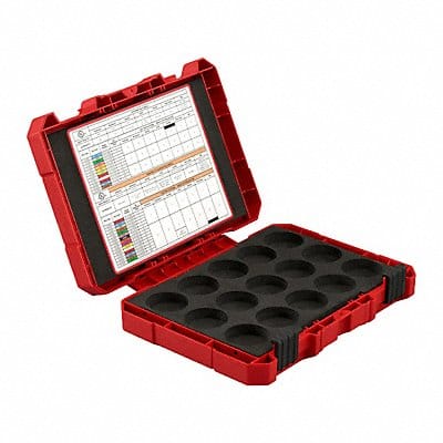 U Die Carrying Case Plastic Red