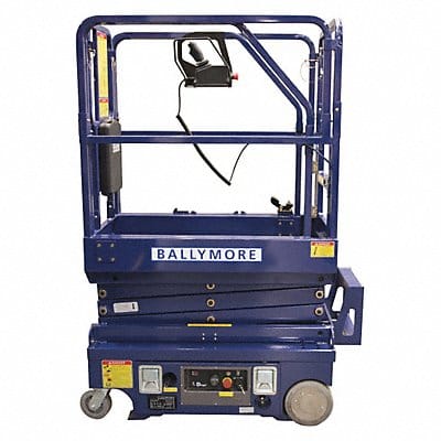 Scissor Lift 500lb Load Cap 9in Tire