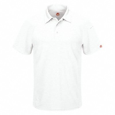 Short Sleeve Polo 3XL White 5 oz.