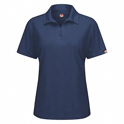 J2890 Short Sleeve Polo Wmn 2XL Navy Polyester