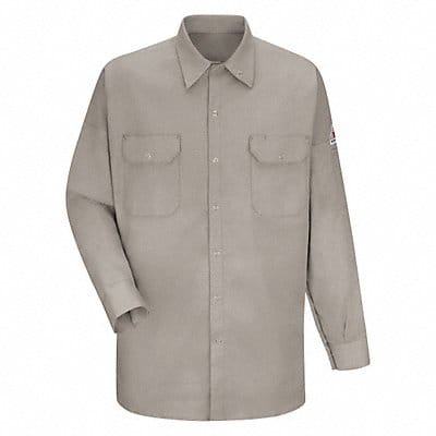 J2899 FR Collared Shirt Gray NFPA 2112 8.5oz