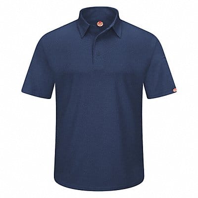 J2888 Short Sleeve Polo Sz 3XL Navy Polyester