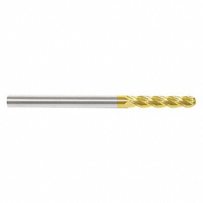 Ball End Mill Single End 1/8 Carbide