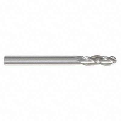 Ball End Mill Single End 1/4 Carbide