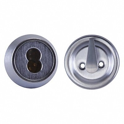 Deadbolt Chrome Single 2-1/4in.