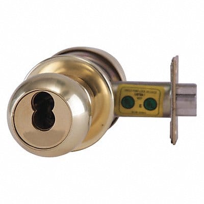 Knob Lockset Mechanical Entrance Grd. 1